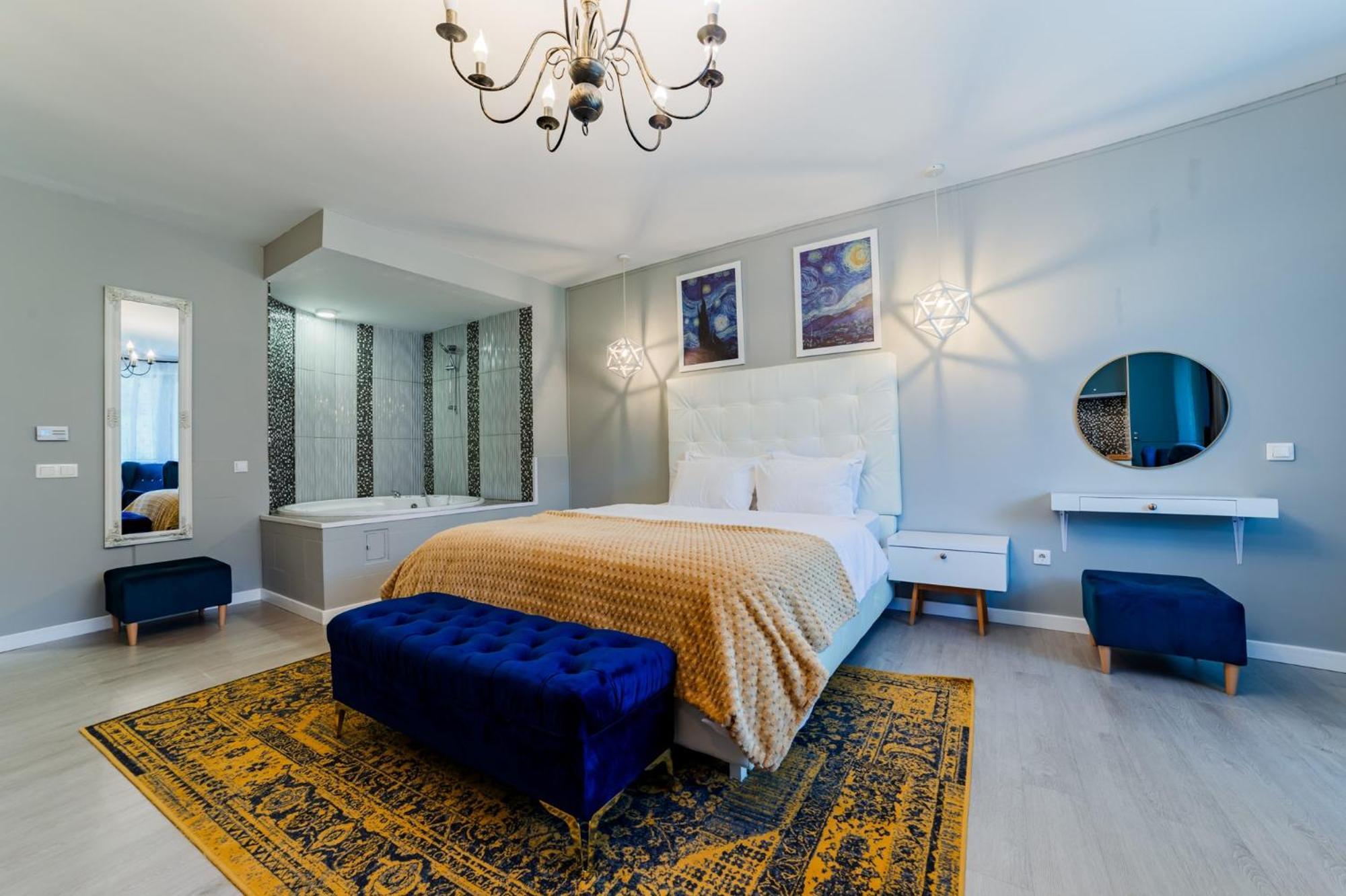 Romantic Jacuzzi Luxury Apartment Sinaia Eksteriør bilde