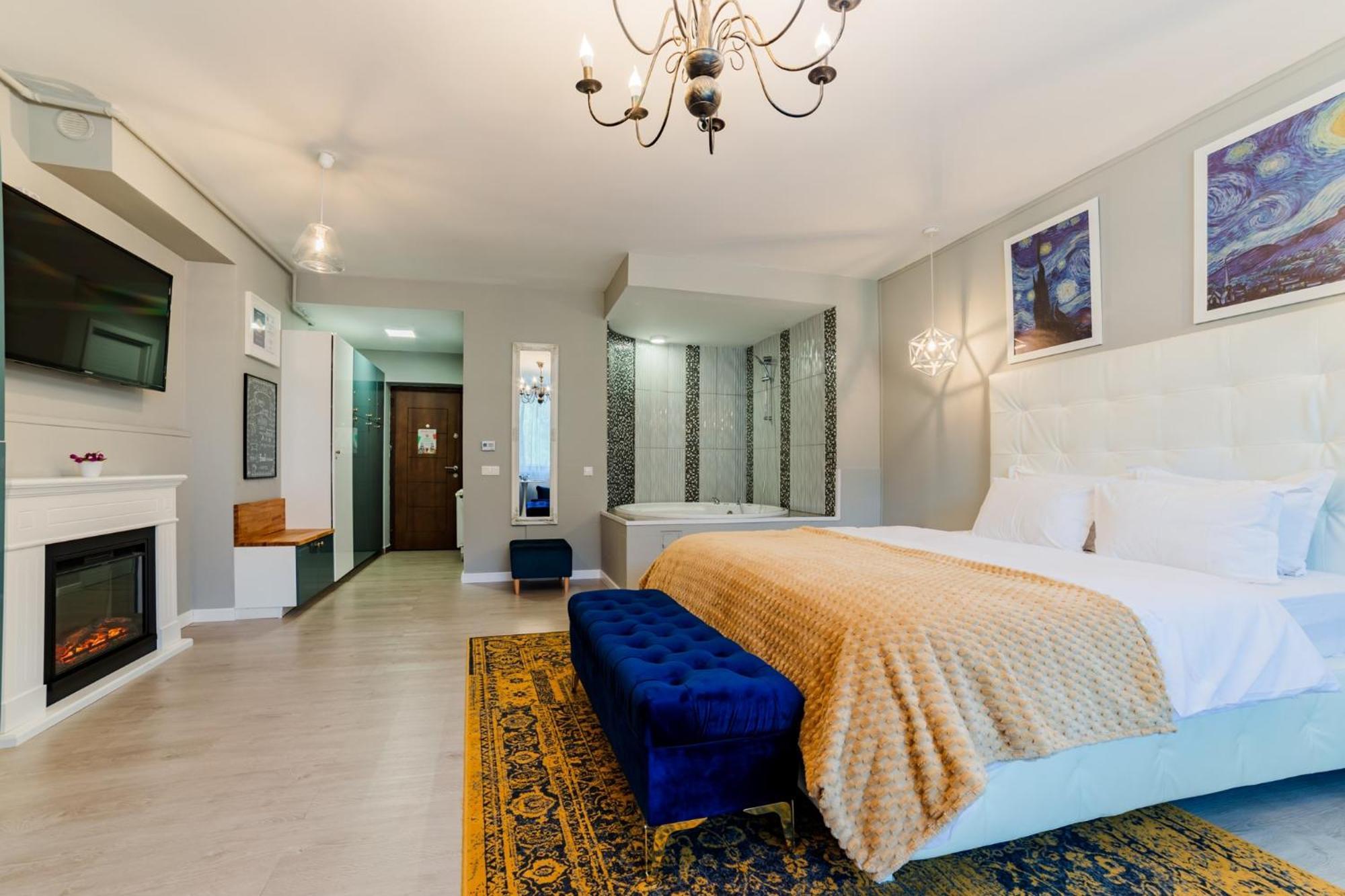 Romantic Jacuzzi Luxury Apartment Sinaia Eksteriør bilde